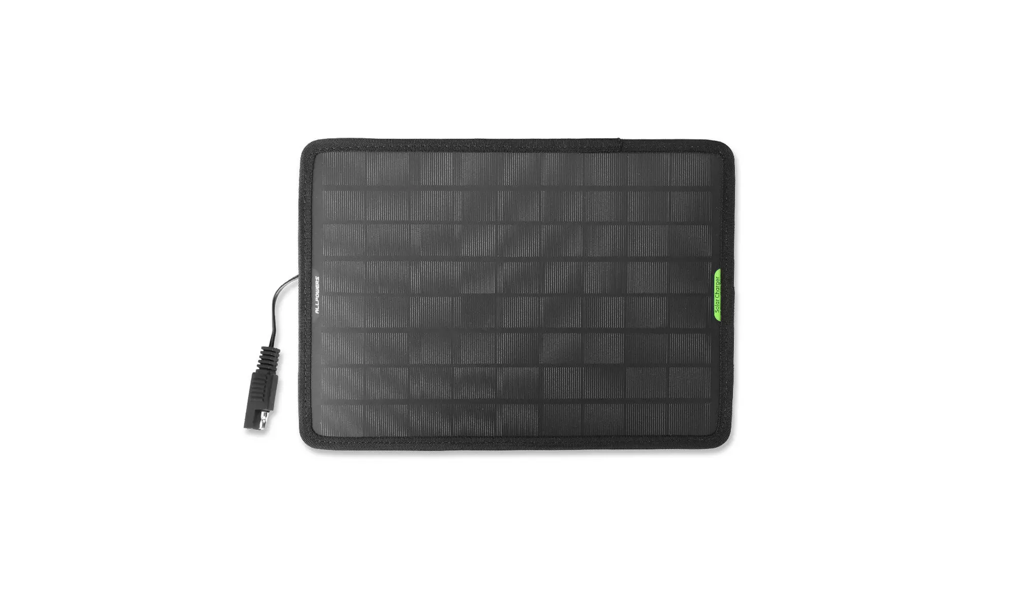 Portable Solar Panel 18V 10W Battery Trickle Charge Kit Maintainer Boat RV Car - Primary Image