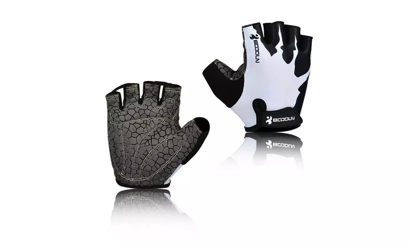 Half Finger Gel Cycling Gloves Sports Gym MTB Mountain Road Bike Bicycle For Men - Second Medium