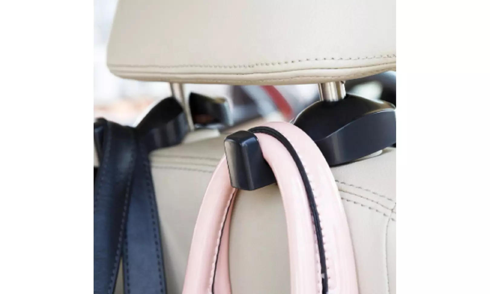 2 Pcs Car Seat Headrest Hook Backseat Purse Hanger Bag Cloth Hanging Holder US