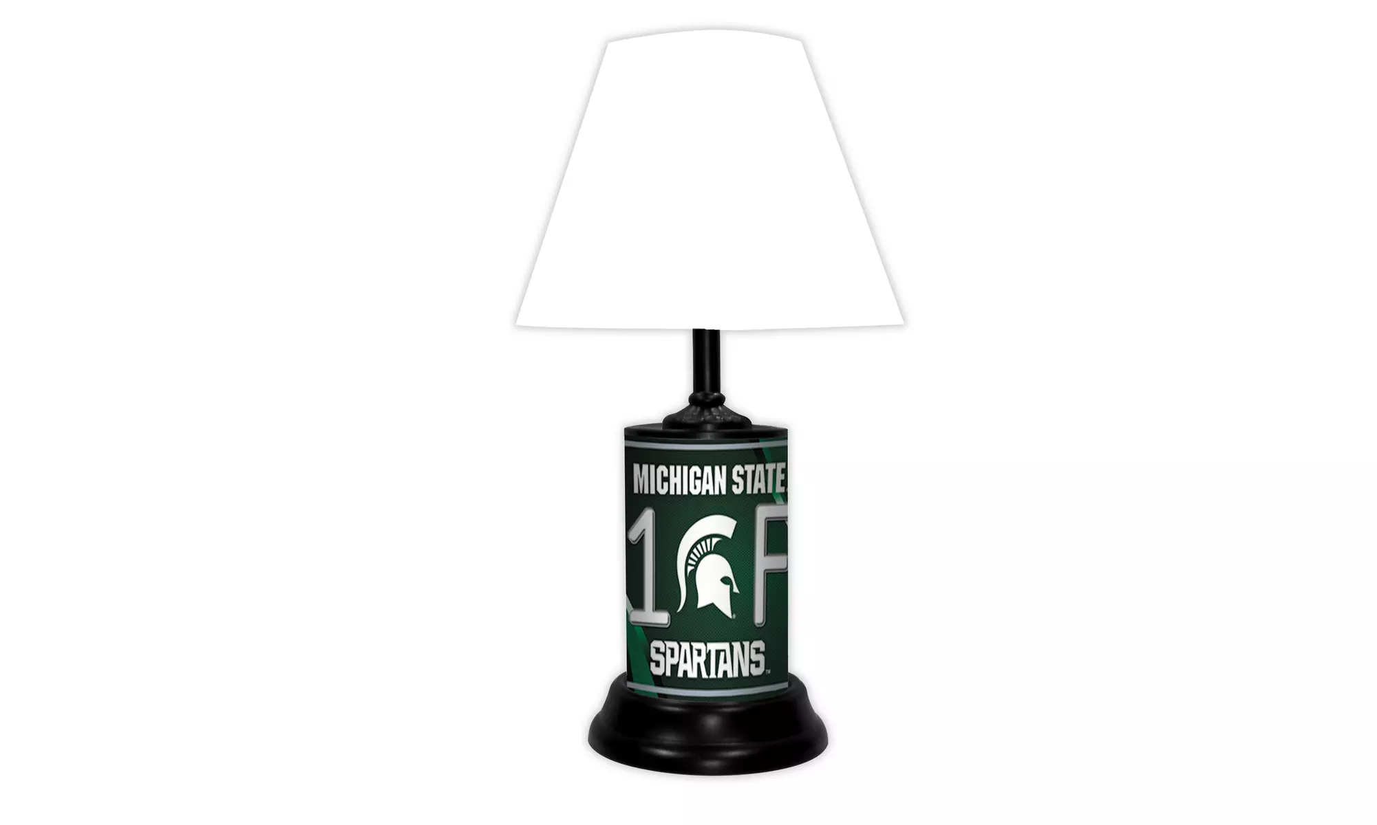 NCAA 18-inch Desk/Table Lamp with Shade, #1 Fan with Team Logo
