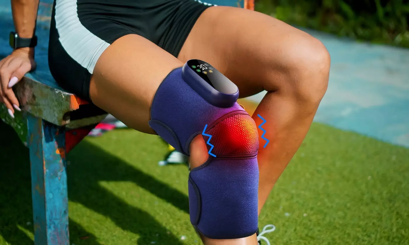 iMounTEK Cordless Knee Massager with 5 Heat Levels