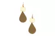 Disk Link Teardrop Earring - Second Medium
