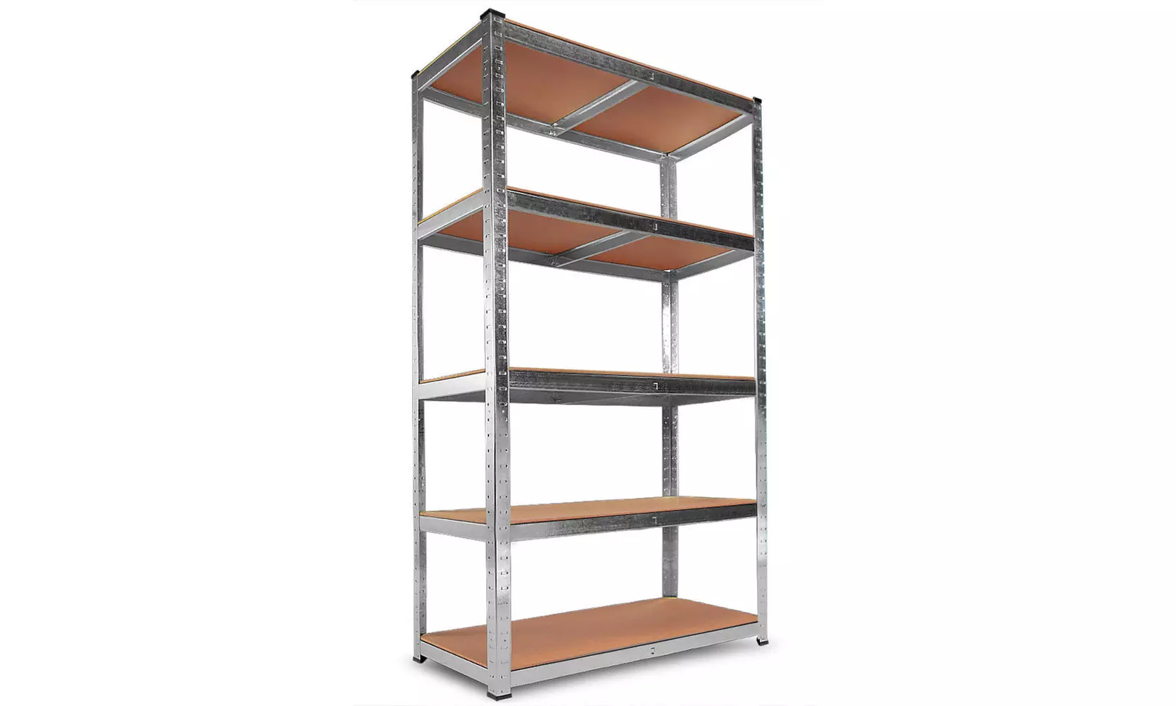 5 Tier Shelf Standard DIY Galvanizing Storage Rack Shelving Unit Gray - Primary Image
