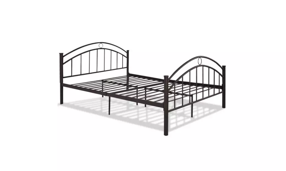 84" x 64" x 42" Queen Size Folding Steel Bed Frame 10 Legs - Primary Image
