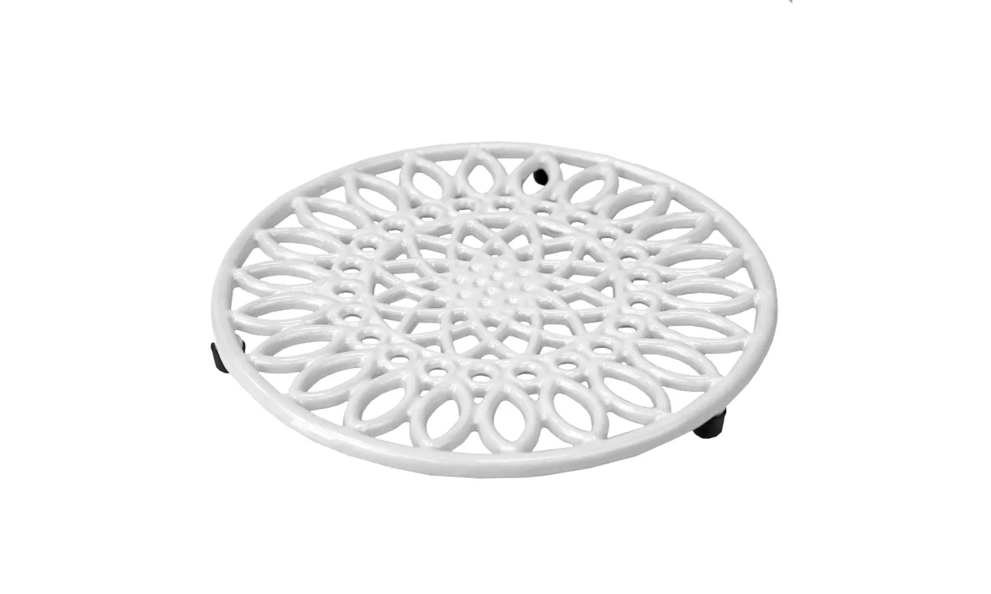 Cast Iron Sunflower Paper Towel And Napkin Holder, Spoon Rest, Trivet - Primary Image