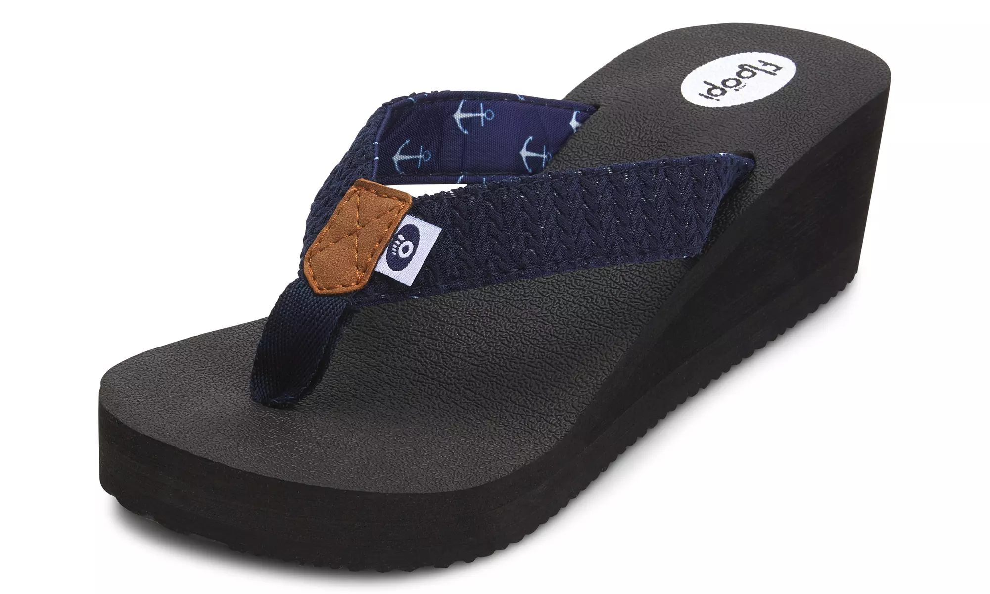 Floopi Women's Thong Flip Flop Wedge Sandals