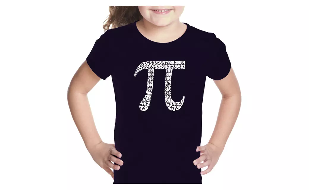 Girl's T-shirt - THE FIRST 100 DIGITS OF PI - Primary Image