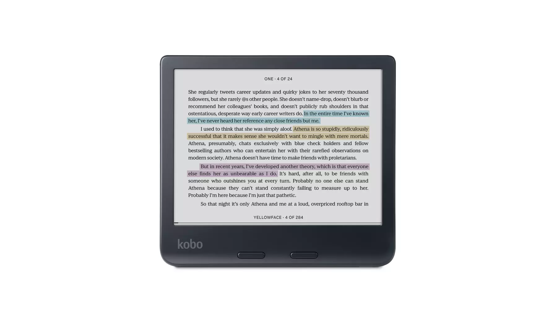 Kobo Libra Colour eReader 7" Glare-Free Colour eInk Kaleido 3 Display Waterproof