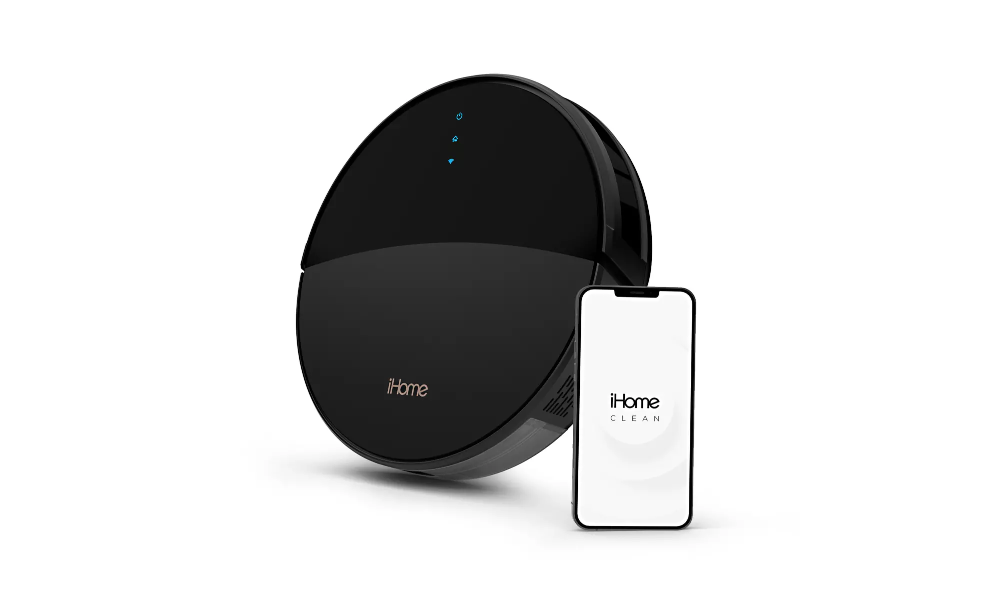 iHome AutoVac Eclipse Robot Vacuum, Wi-Fi Connected Mapping Technology - Primary Image