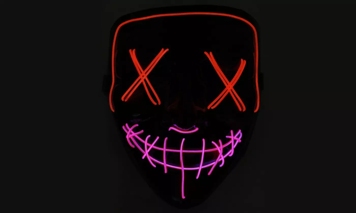 Halloween LED Purge Mask Light Up Funny Masks