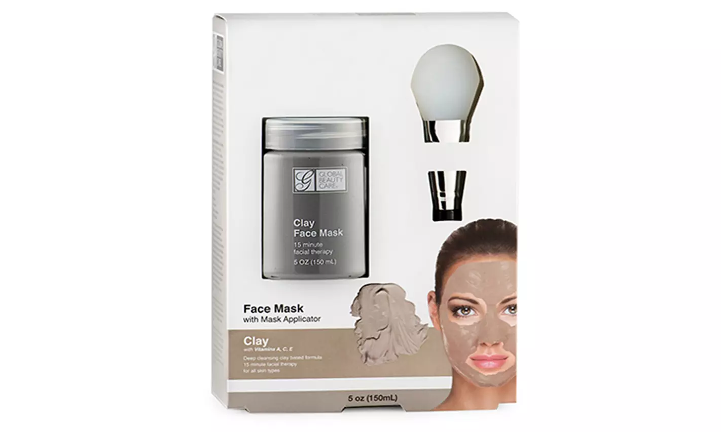 Effective Unisex Skin Care Clay Gel Dead Sea Mud Face Mask For All Skin Types - Primary Image