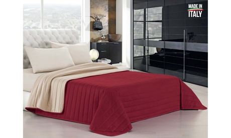 Trapunta estiva Doubleface Italianbedlinen disponibile in 3 dimensioni e vari colori