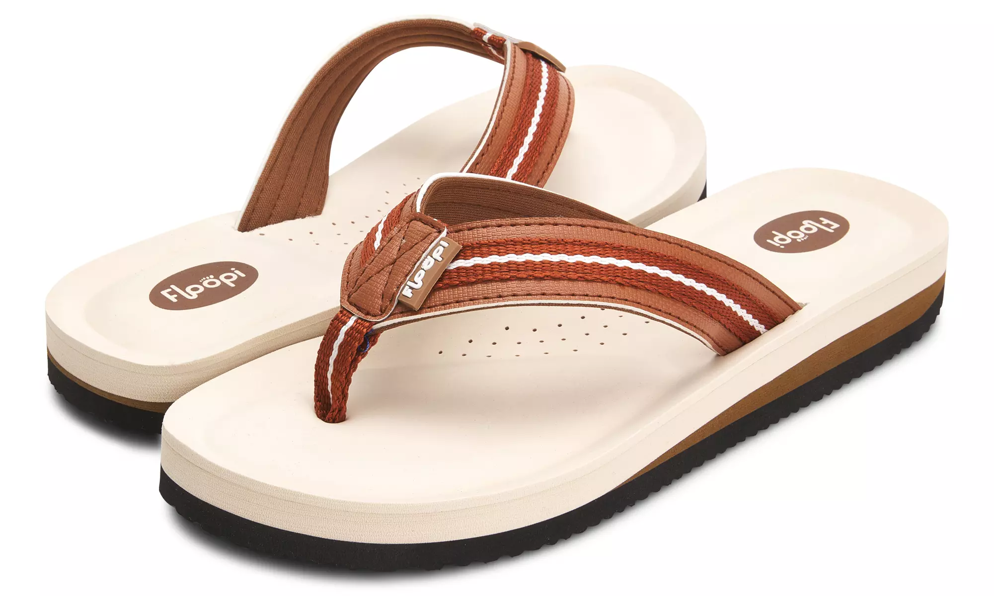 Floopi Women's Molded Cushion Thong Flip Flop Sandals