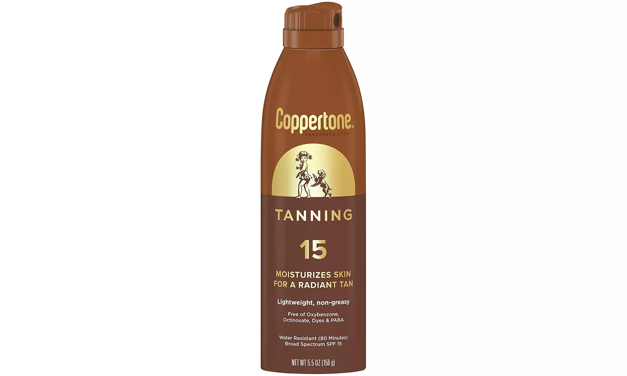 Coppertone Tanning Sunscreen Spray, Water Resistant Spray Sunscreen SPF 15 - Primary Image