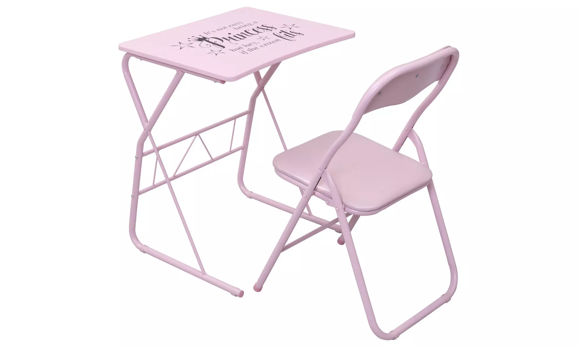 Folding Chair Table Set Study Writing Desk Student Kid Children School - Primary Image