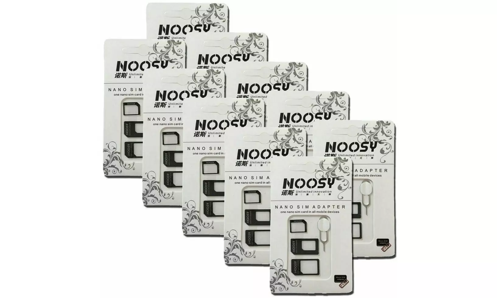 Nano SIM Card Adapter Converter to Micro Standard Set - Second Medium