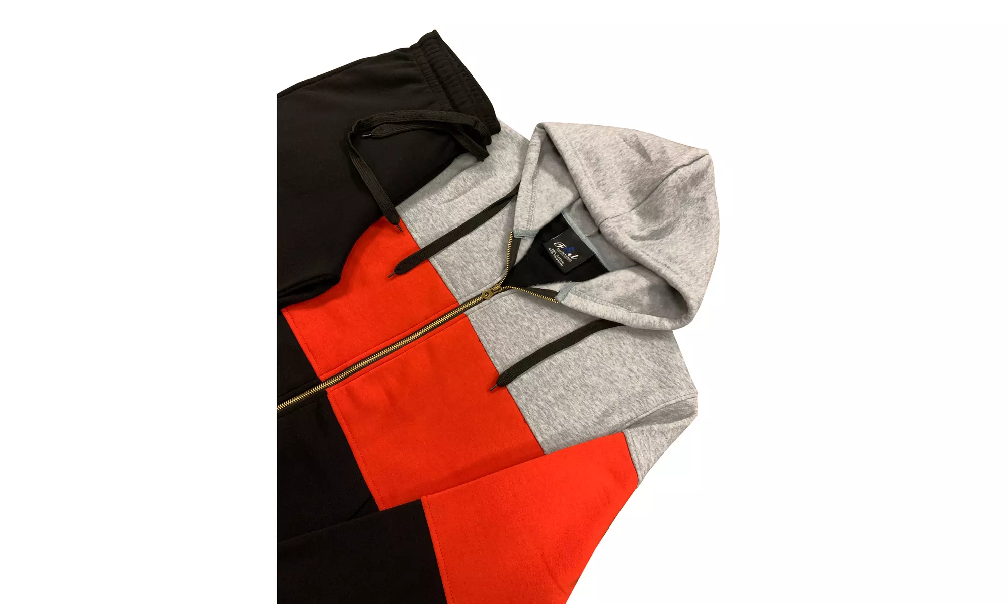 Women's 2-Piece Fleece Sweatsuit Jogger Colorful Sweat Jacket & Sweatpants 