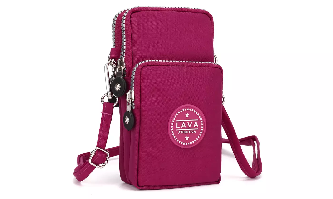 Crossbody Cell Phone Purse Wallet Sling Bag Shoulder Strap Sports Armband Bag