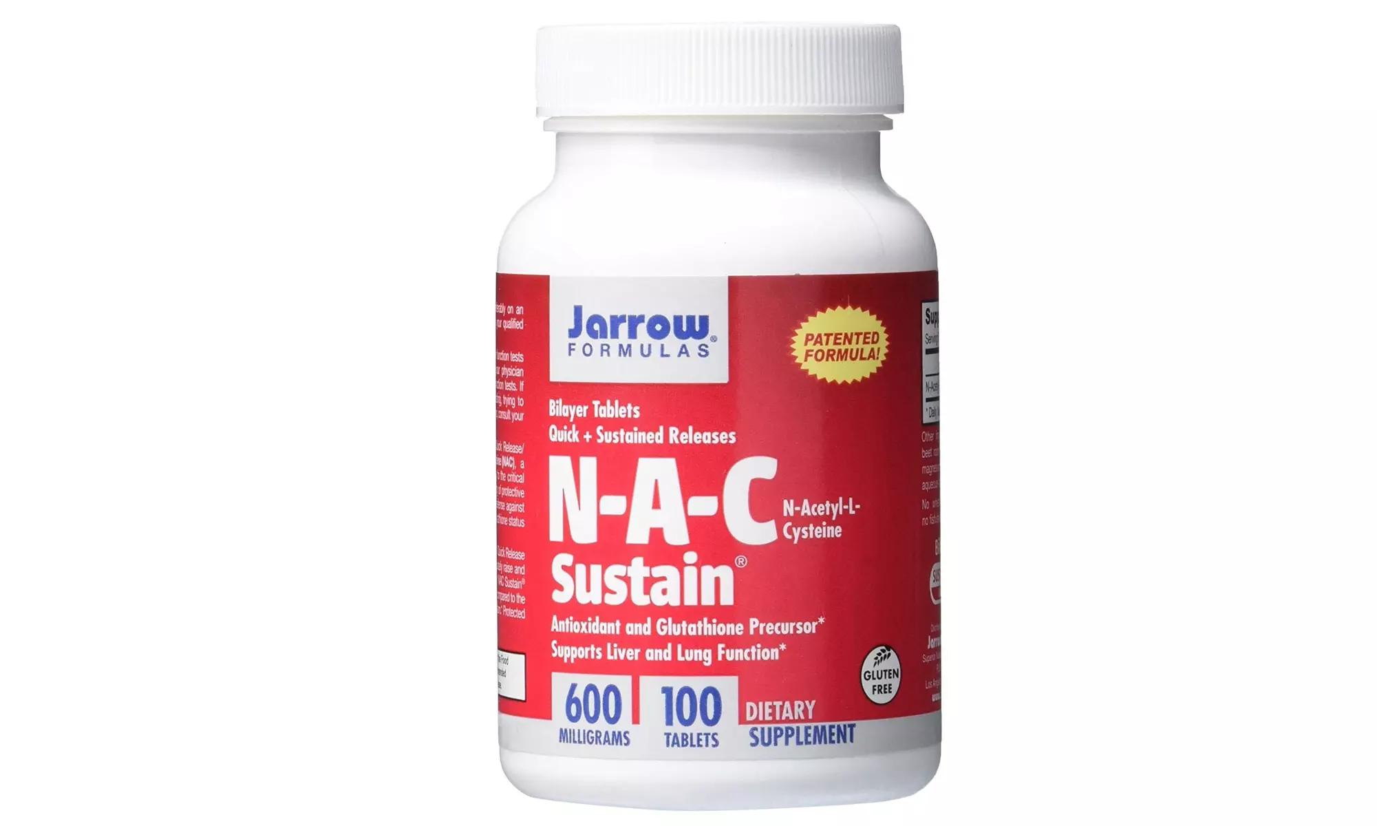 Jarrow Formulas N-A-C Sustain  100 Sustain tabs - Primary Image