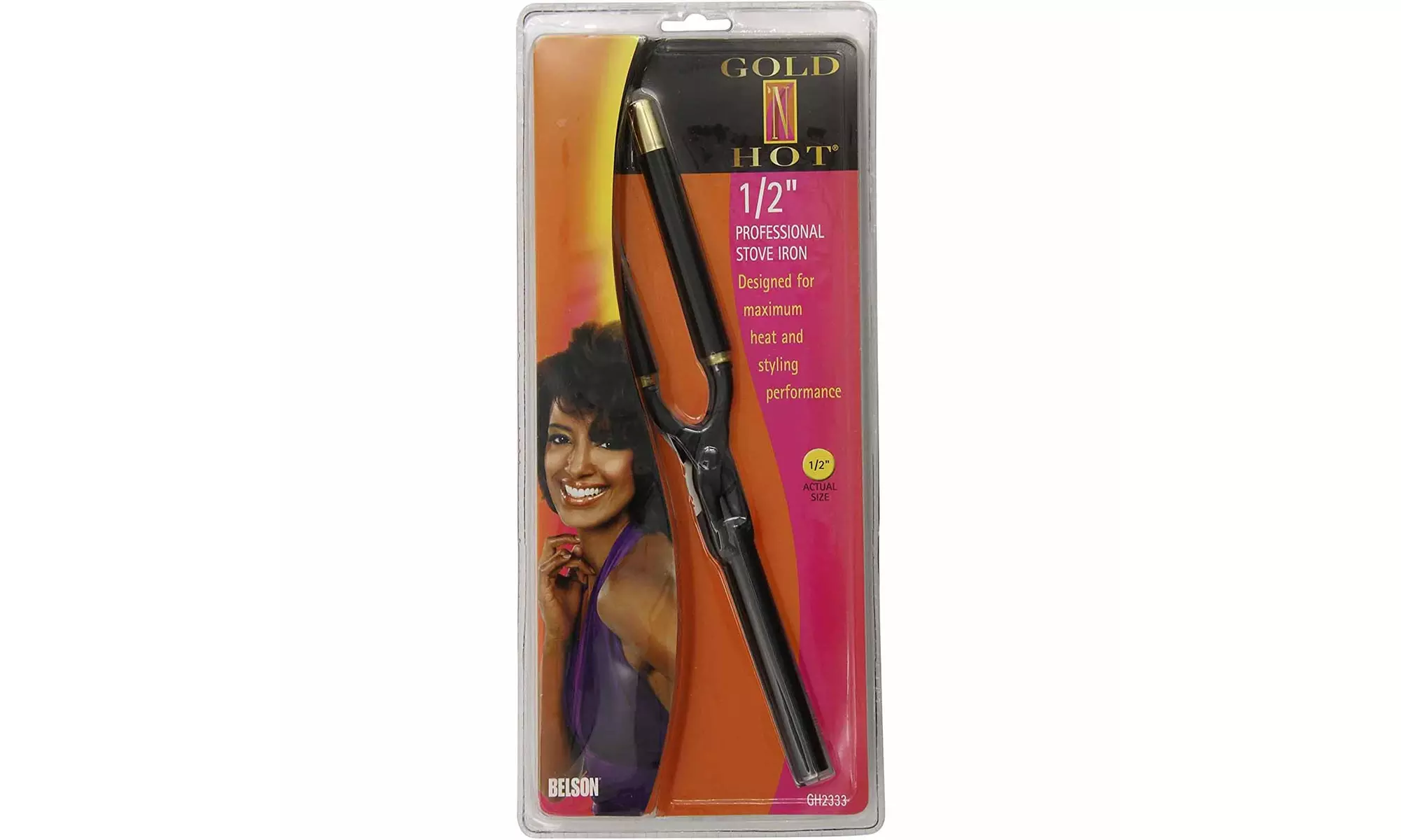 Belson Gold N Hot Professional Stove Iron Curl  - Primary Image