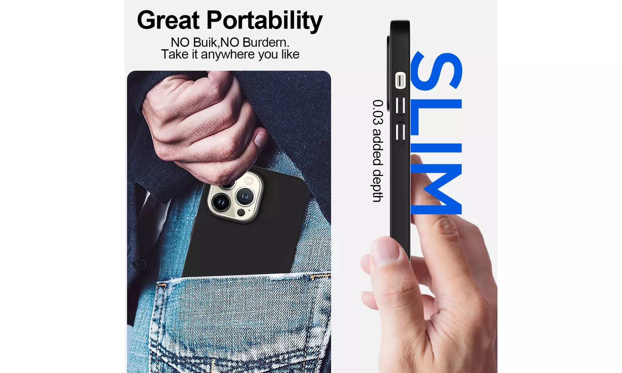 For iPhone 15 Pro Max/15 Case Shockproof Ultra Slim Soft Protective Cover