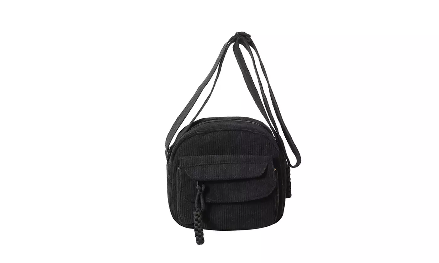 Corduroy Crossbody Purse - Multiple Options