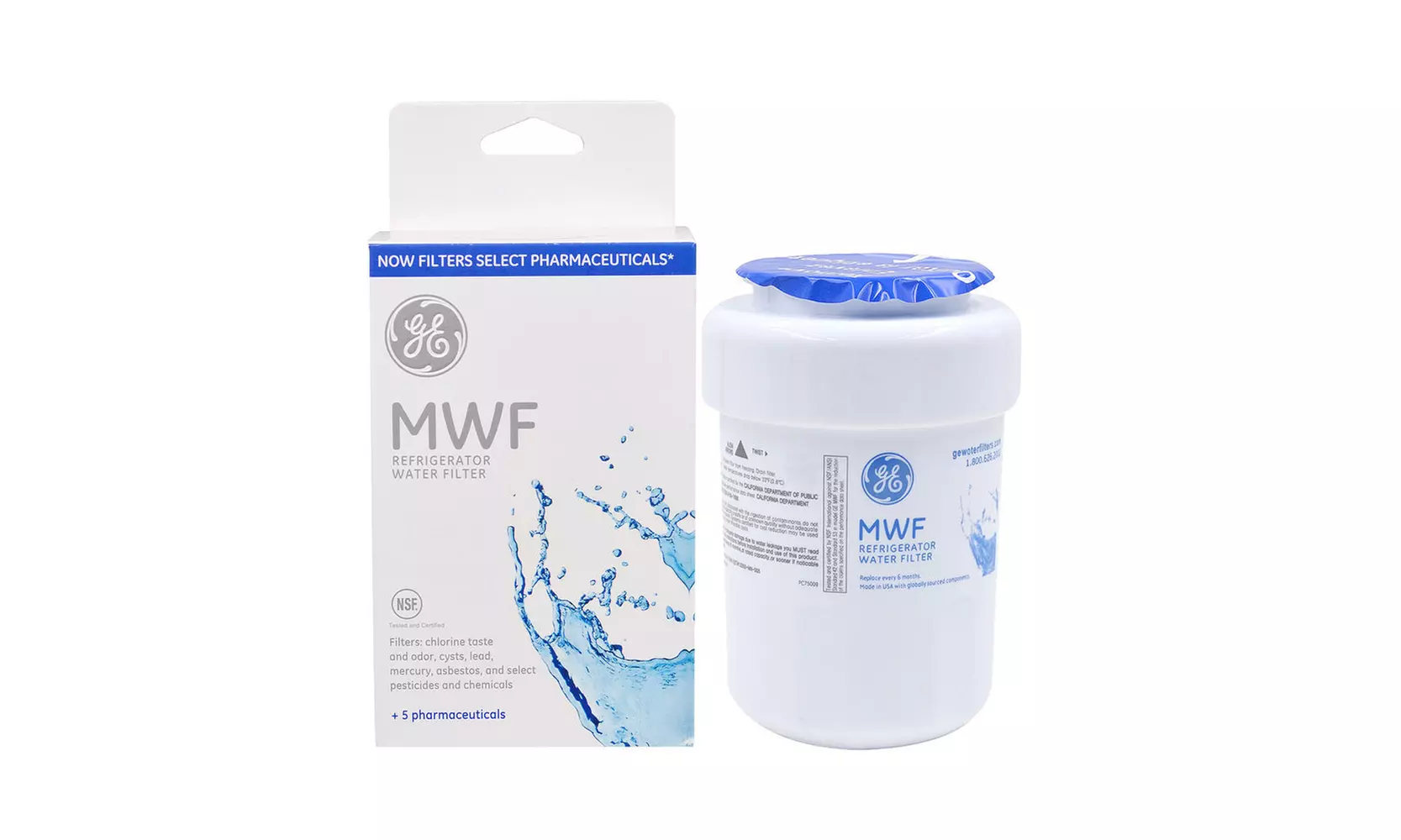 GE MWF MWFP GWF 46-9991 Smartwater Fridge Water Filter Pitcher - Primary Image