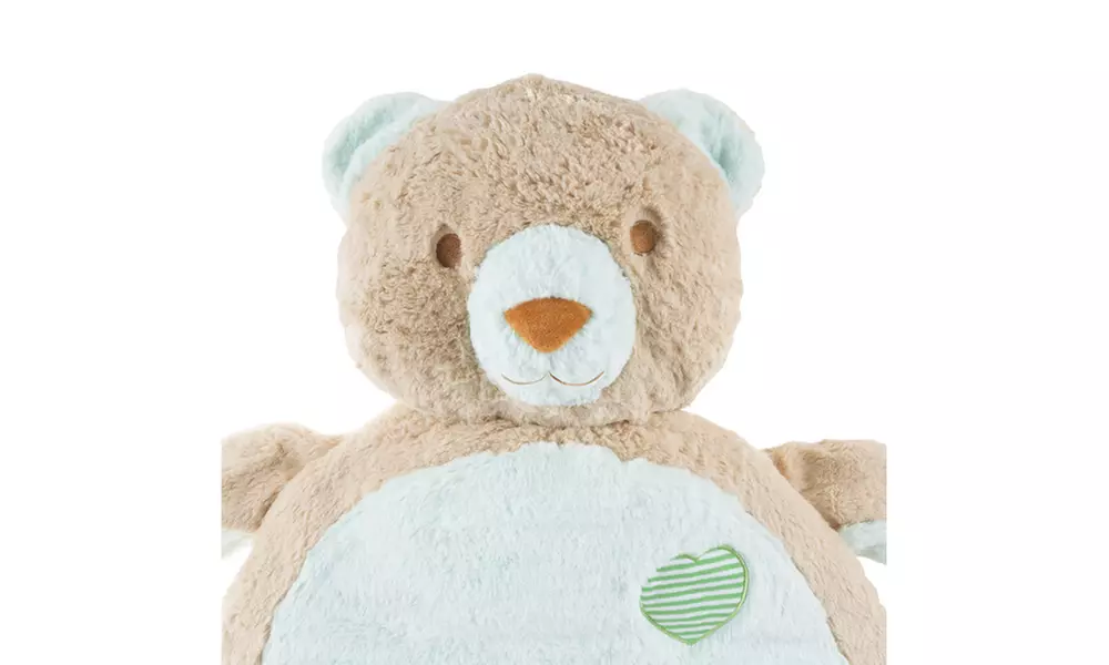 Bear Baby Play Mat- Soft Infant/Toddler Stuffed Animal Floor Cushion Friend - Second Medium