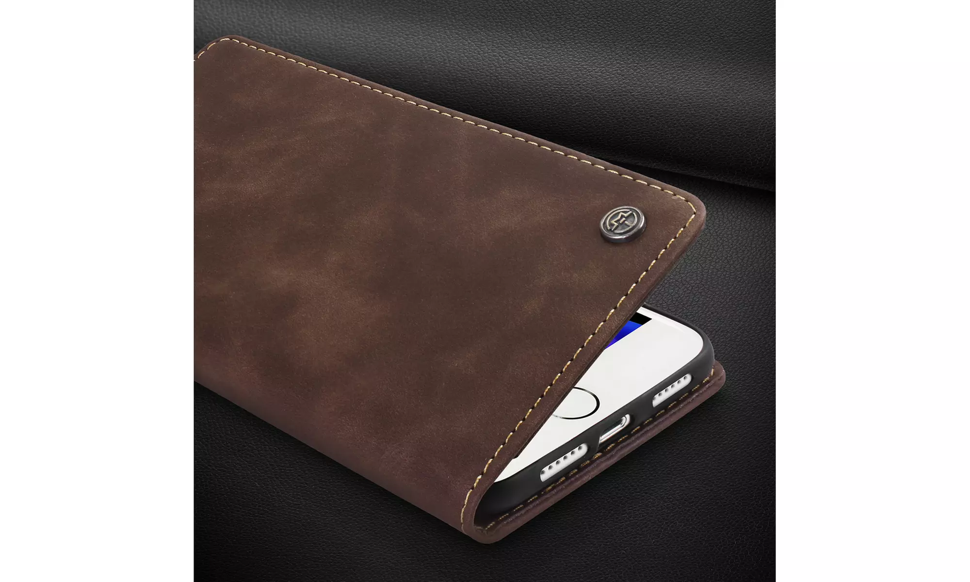 For Apple iPhone SE 3rd Gen 2022 Magnetic Flip Case Leather Wallet Card Holder
