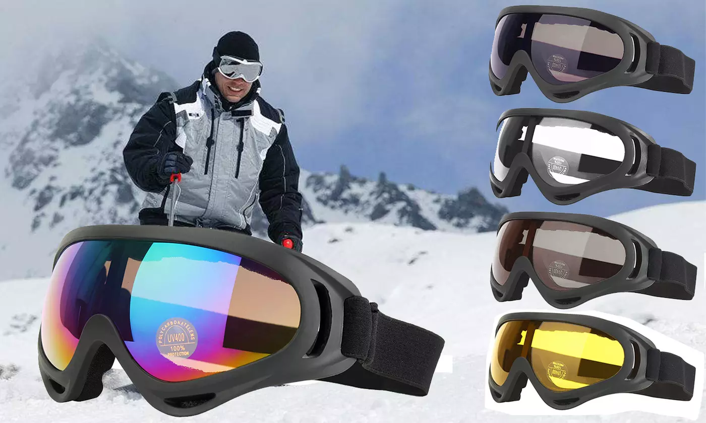 Winter Windproof Skiing Glasses Goggles Snowboard Motorcycle Goggles - Primary Image
