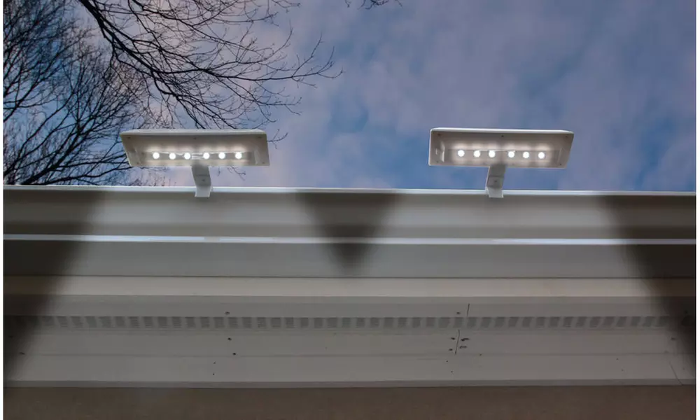 Nitebrite Solar Motion Detector Outdoor LED Lights (2, 4, or 10-Pack)