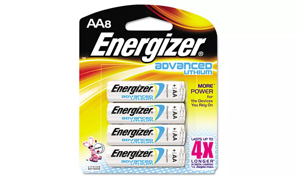 Energizer Advanced Lithium Batteries, AA, 8Pack - Primary Image