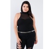 Image 2: Plus Size Mock Turtleneck Bodysuit