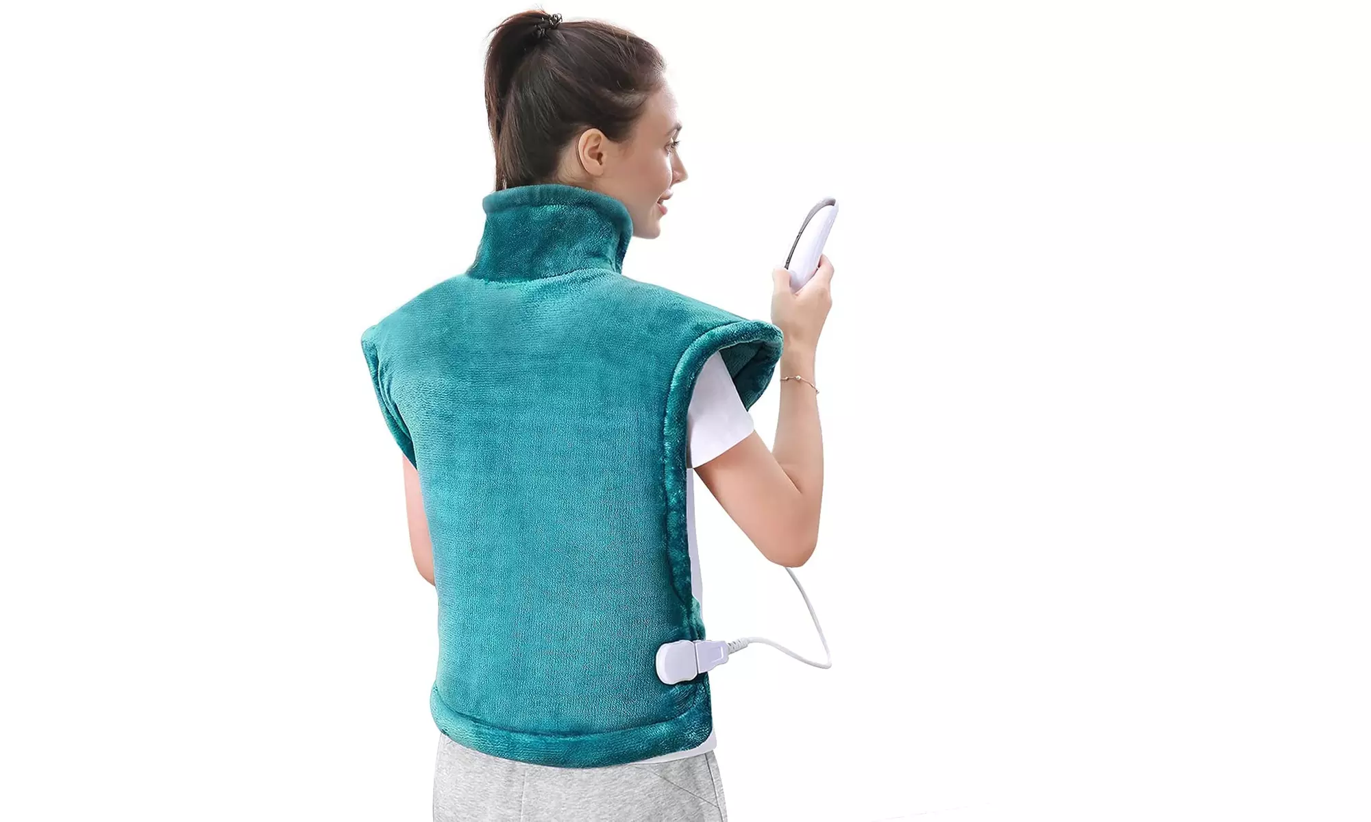 Heating Pad for Back & Shoulder 24"x33" Heat Wrap Fast-Heating & 5 Heat Settings - Primary Image