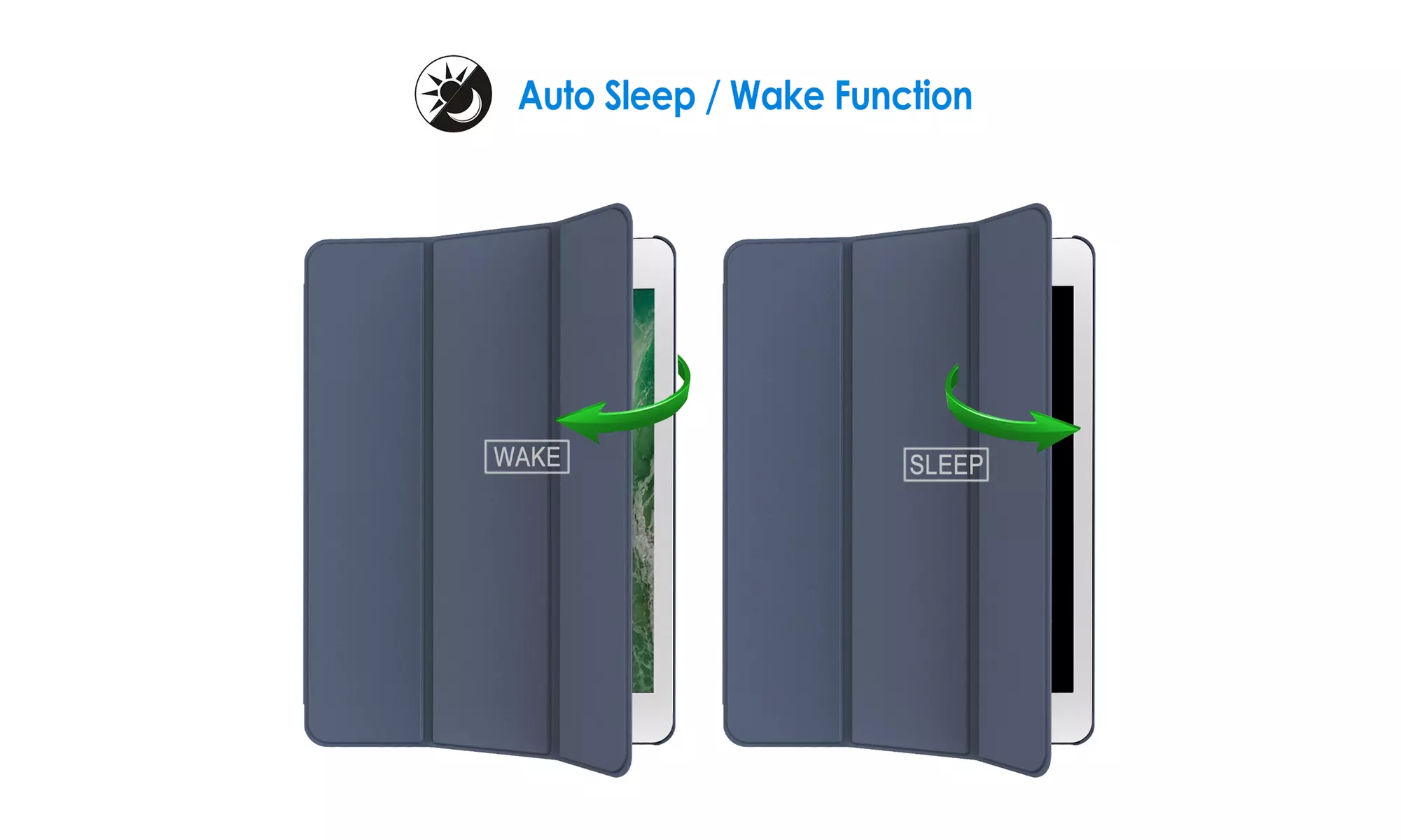 JETech Case for iPad Mini 4, Smart Cover with Auto Sleep/Wake
