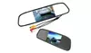 Zone Tech 4.3" TFT Car LCD Screen Monitor View Rearview DVD AV Mirror