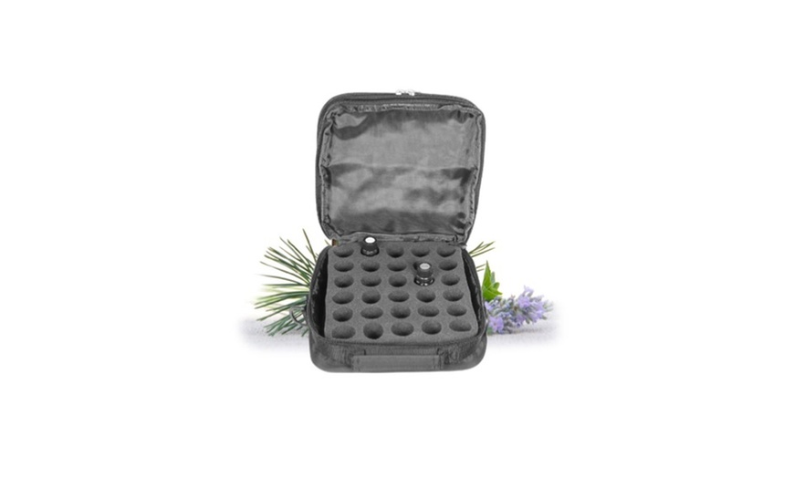 Image 8: 42 Bottle Essential Oil Carry Case 5ML 15ML Storage Aromatherapy Bag Black