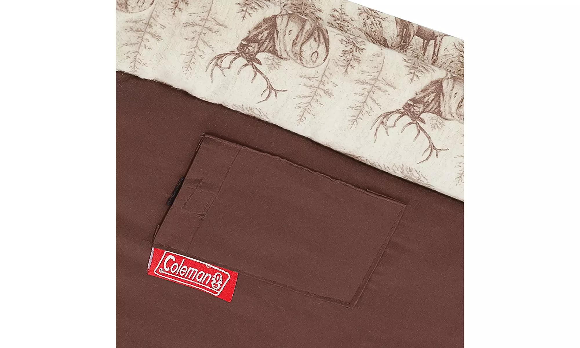 Coleman Autumn Trails 30 Degree Sleeping Bag Brown for Big and Tall - Second Medium