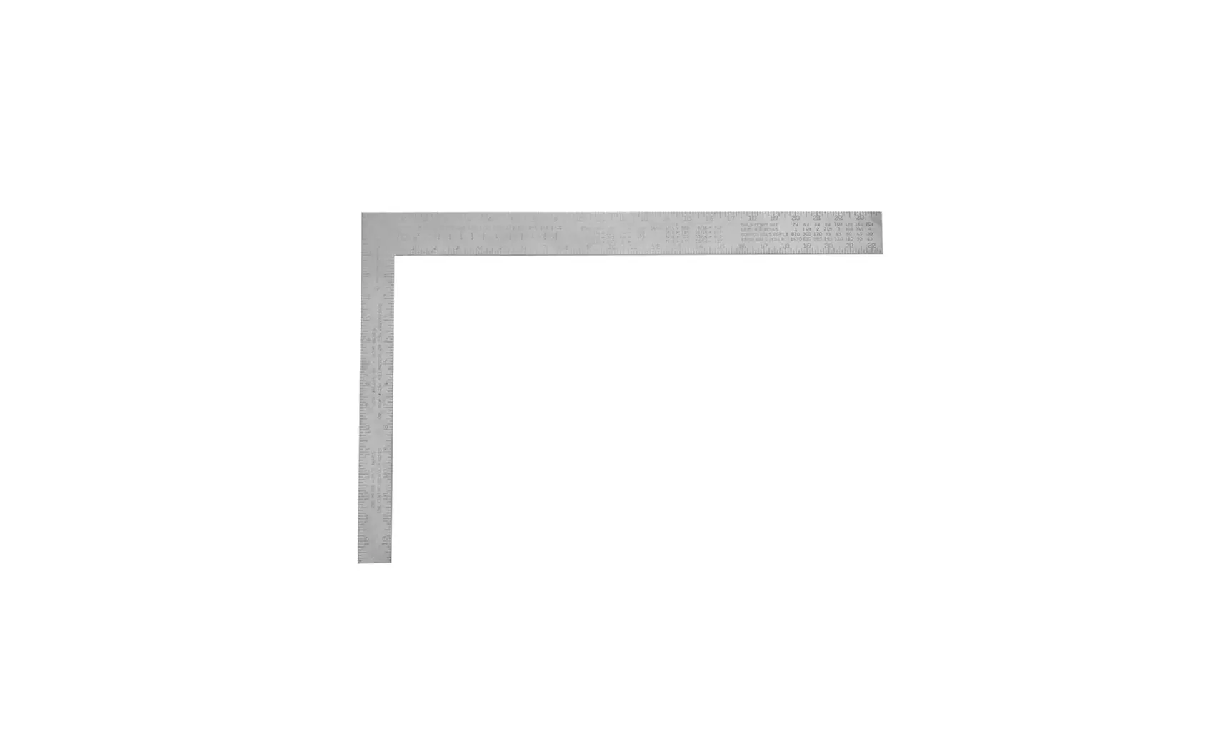 Stanley 45-300 Aluminum Carpenters Framing Square, 24" X 2" - Primary Image