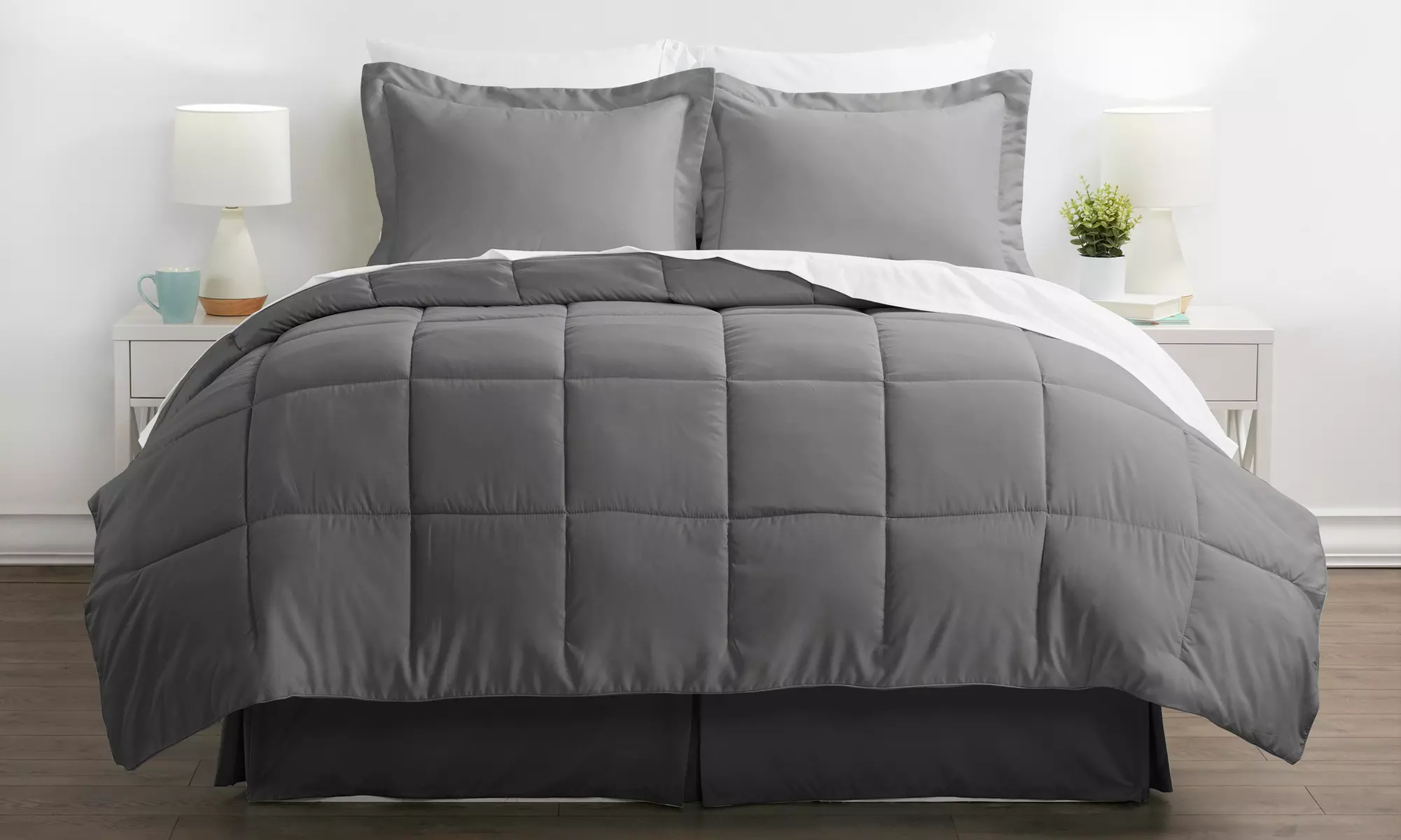 Merit Linens Premium Comforter set (8-Piece)