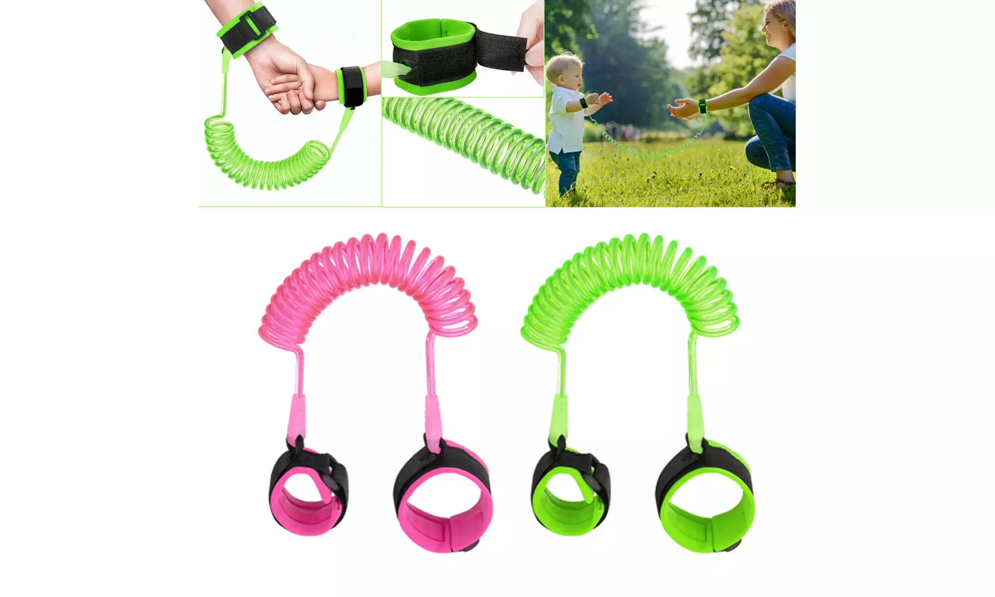 2M Toddler Kid Baby Safety Walking Anti-lost Harness Strap Wrist Leash Belt Hand - Primary Image