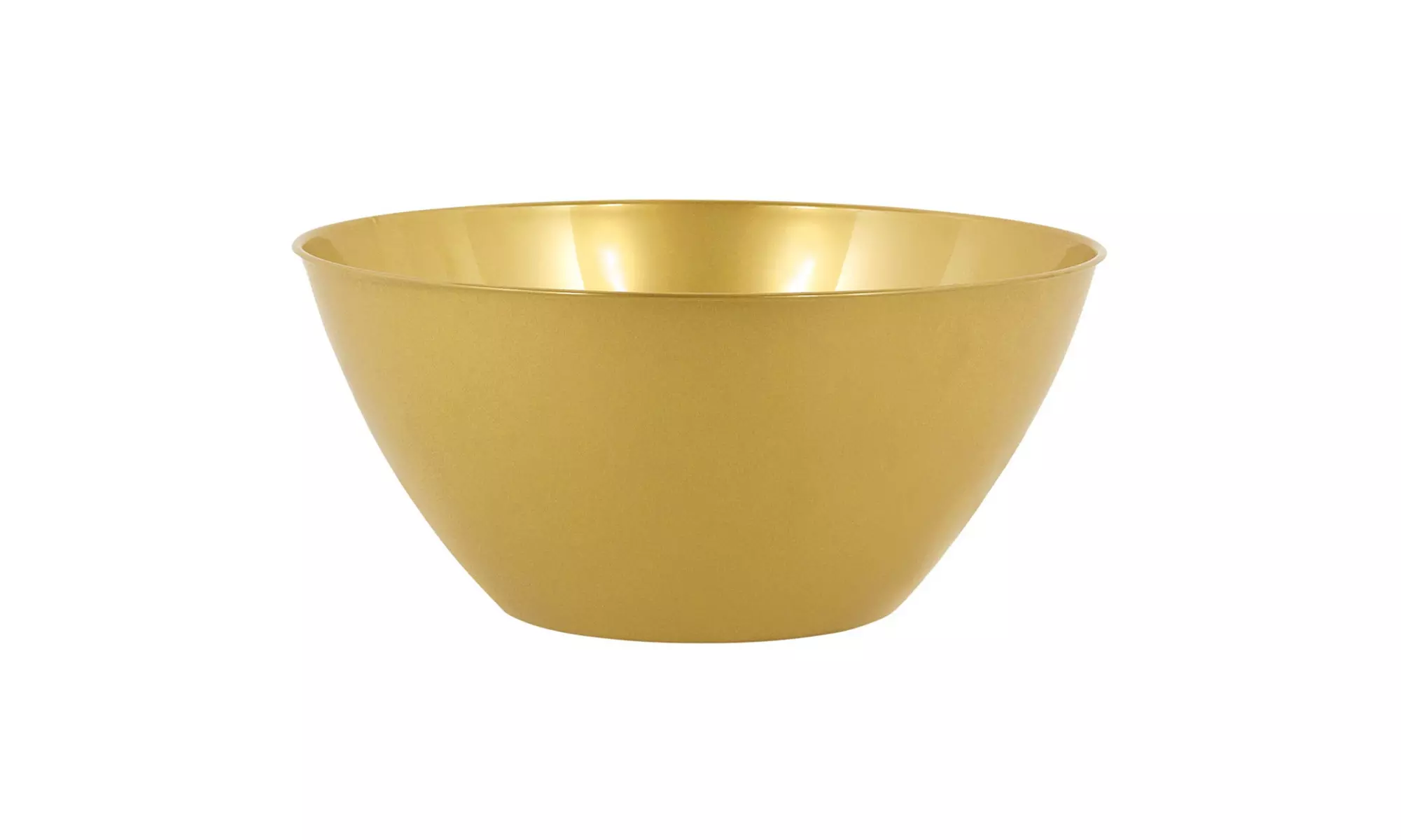 Gold 5 Qt. Plastic Bowl - Second Medium