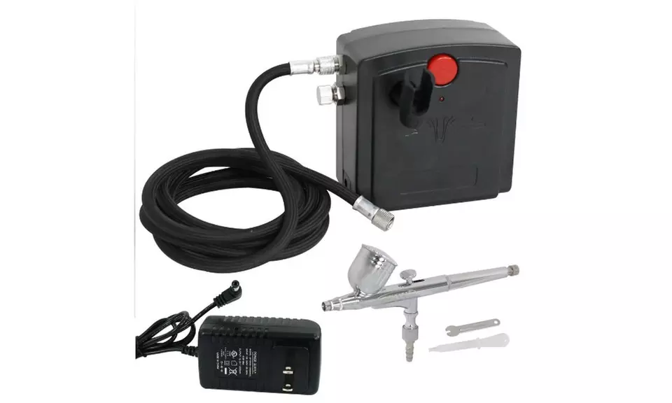 Airbrush Compressor Kit for Air Brush Tattoos, Nails Tool - Primary Image