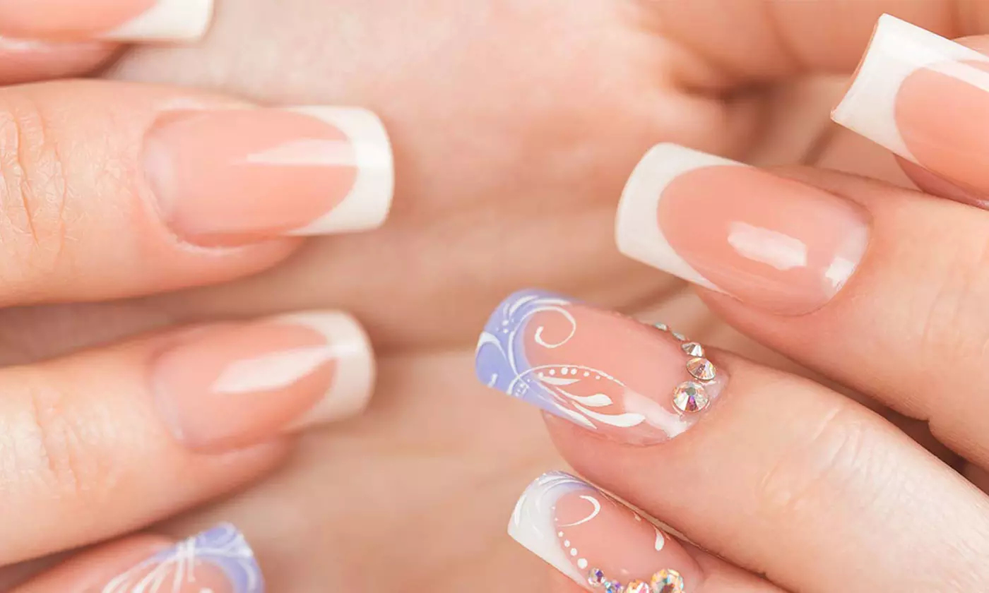 500pcs Lady French Acrylic Style Artificial False Nails Half Tips & Box