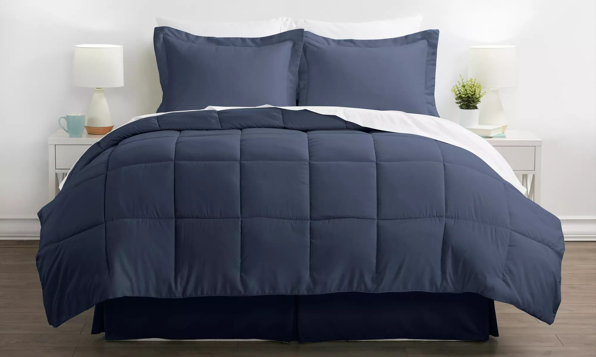 Merit Linens Premium Comforter set (8-Piece)