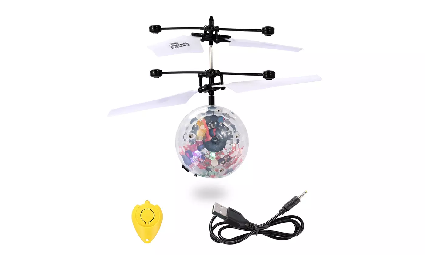 RC Flying Balls Electric Infrared Helicopter Ball LED Light Kids Flying Toy - Second Medium