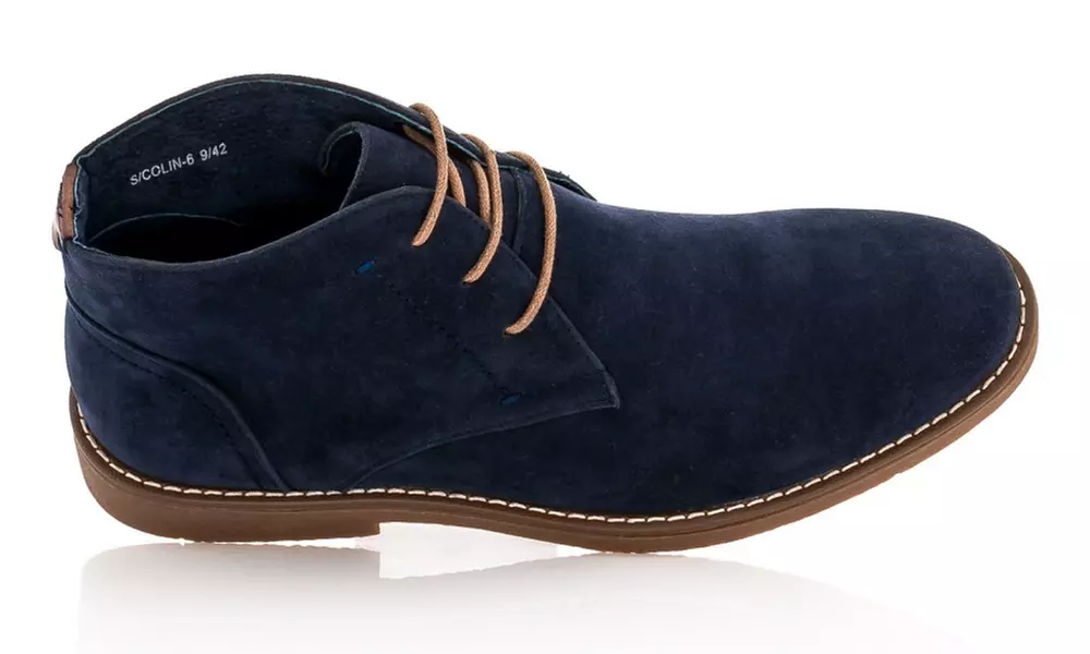 Adolfo Keith Men's Microsuede Chukka Boots 