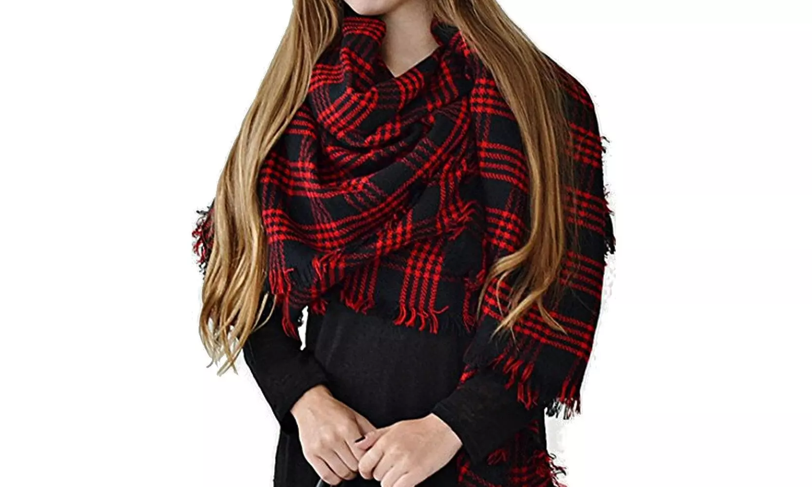 Women's  Fashionable Cold Weather Scarf/Shawl  - Primary Image