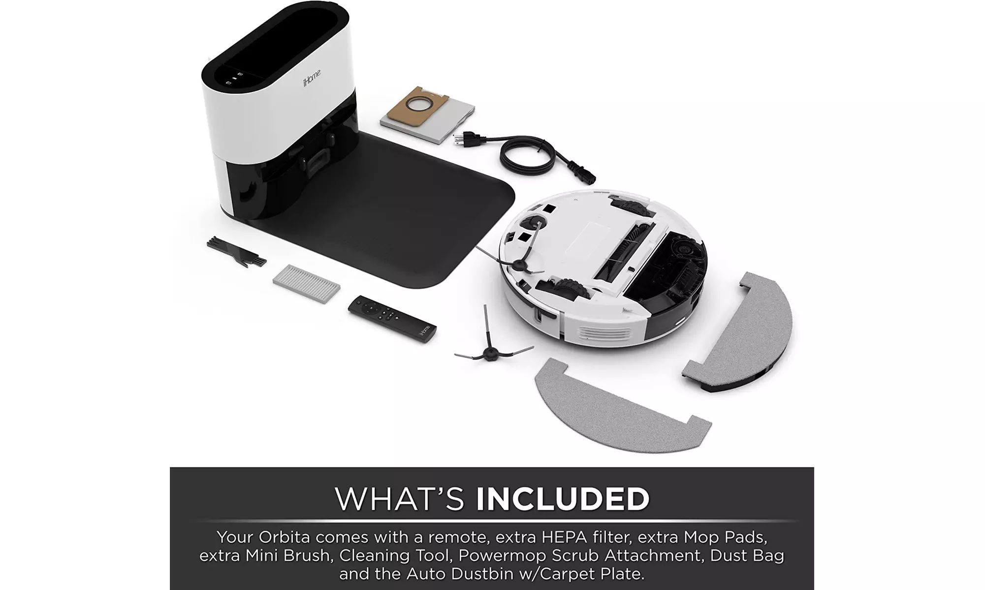 iHome AutoVac Orbita Pro, Robot Vacuum and Mop - Second Medium