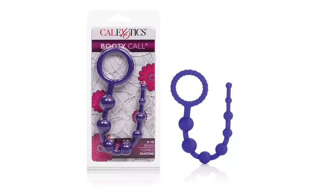 booty call x-10 beads - purple. - Primary Image